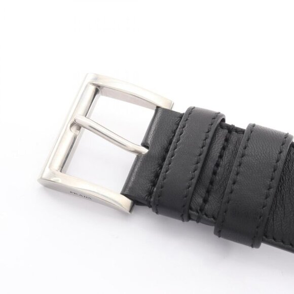 Prada Belt Leather Black 85 main image 4